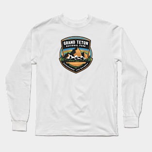 Experience the Majesty of Grand Teton Long Sleeve T-Shirt